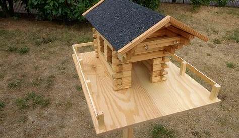 Vogelfutterhaus Holz Selber Bauen - boesner holz modell bau