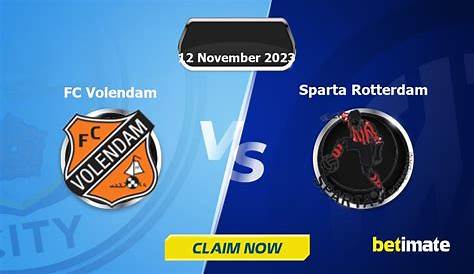Sparta Rotterdam vs Volendam prediction, Odds and Betting Tips 03/09/2022