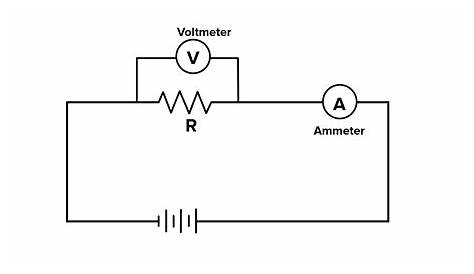 Simple Circuit Diagram Gone Ammeter And Voltmeter Electrical Wiring Diagrams