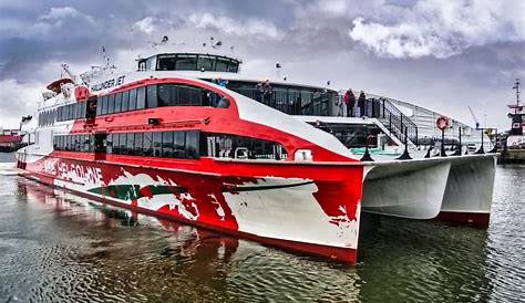 HALUNDER JET. Das schnelle Schiff von Cuxhaven nach Helgoland - YouTube