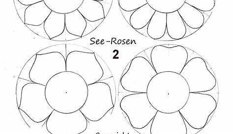 Schablone Blume Zum Ausdrucken - Tulpen-Fensterbild 1 / Schablone