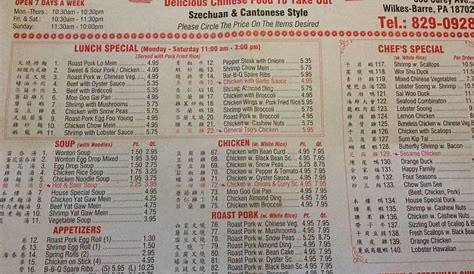 Wah Mei Chinese Restaurant in Lexington - Restaurant menu and reviews