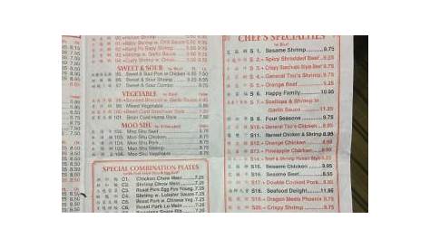 Sun Wah Chinese Restaurant - Menu, Horaire et Prix - 1515 Cook St