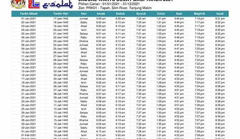 Waktu Solat Di Sabah : Jadual Waktu Solat Selangor 2021 / 1442-1443H