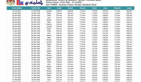 Jadual Waktu Solat Berikut Adalah Jadwal Sholat Di Kota Malang | My XXX