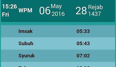 Waktu Maghrib Kuala Lumpur / Kali ini kami kongsikan info waktu solat