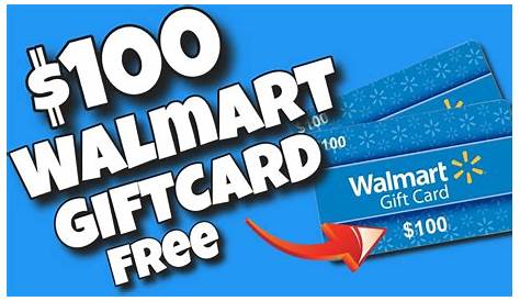 Walmart 100 Gift Card Black Friday Free From Freebiefresh