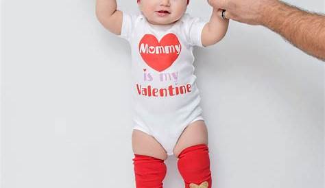 Walmart Valentine's Day Baby Outfit