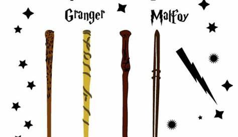 Harry Potter svg, Hogwarts Crossed Wands svg, Harry Potter Decor