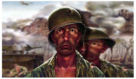 What's The '1,000 Yard Stare?' The Painting Of A Traumatized Soldier