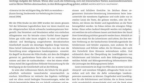 Warum Lesen wichtig ist - Literatur & Vorträge - Badische Zeitung