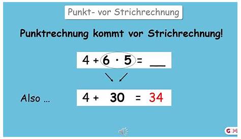 Files Blog: Punkt Vor Strich Rechnung