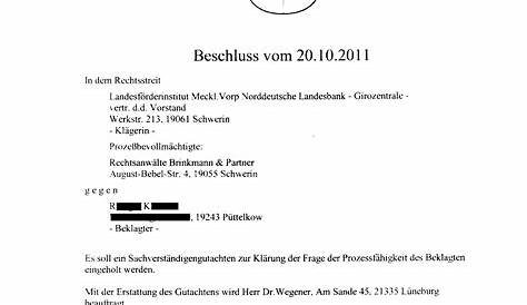 Beweisbeschluss Psychiatrisierung - Germanische Heilkunde