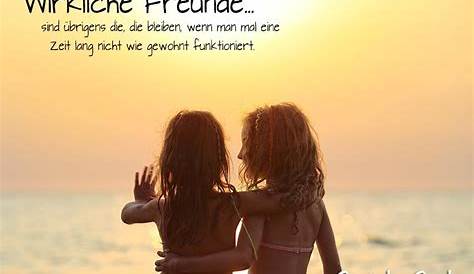 Freundschaft ist eine wunderbare Brücke über die Abgründe des Lebens