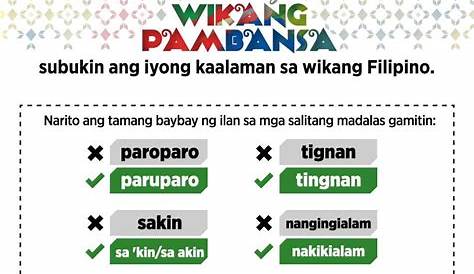 Wastong Bantas at Baybay ng mga Salita | Quizizz