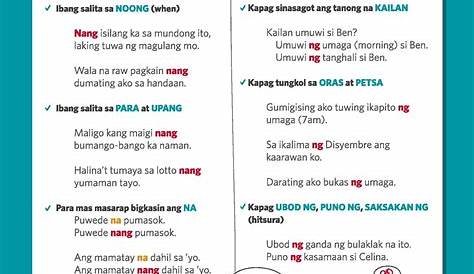 Pinoy Ako: Wastong gamit ng Ng/Nang