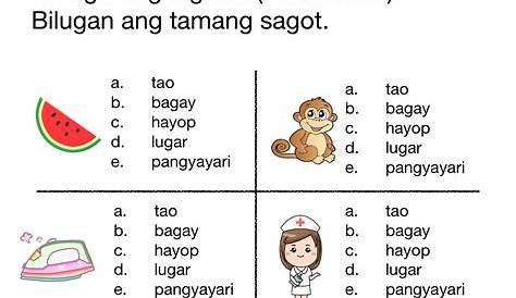 Gamit Ng Pangngalan Worksheet - Fill Online, Printable, Fillable, Blank