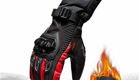 New Motorcycle Gloves Men Touch Screen Leather Electric Bike Glove