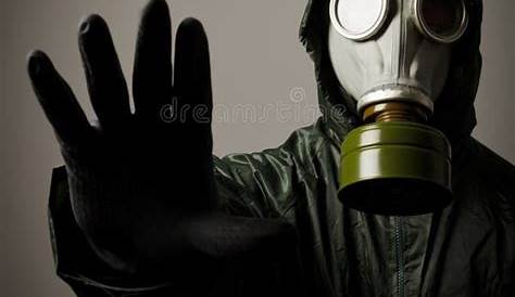 Businessman Wearing Gas Mask Stock Image - Image of radioactive