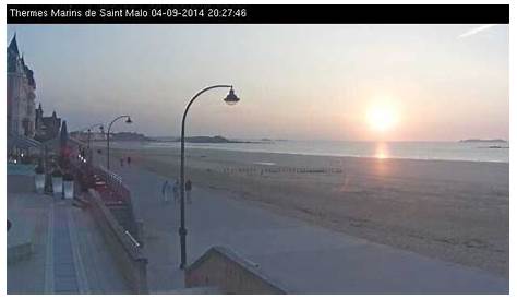 Saint malo webcam views from nort-west of France.