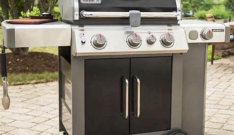 Weber Grill Genesis 2 Ii Lx E 40 Burner Natural Gas In Black With