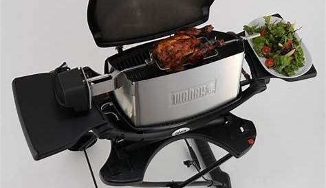 Weber Q2000 Rotisserie 2 Burner Gas Grey Barbecue EBay