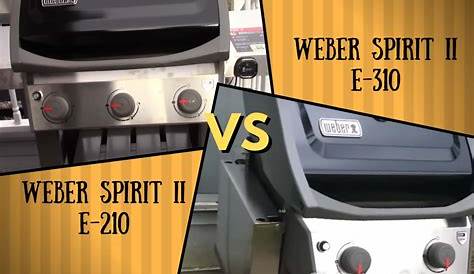 Weber Spirit Ii 210 Vs 310 Review Of 3 Burner 2 Burner E E Propane Grills