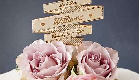 Decor - Cake Topper Banner #2689259 - Weddbook