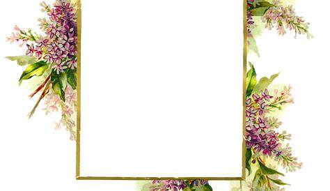 Wedding Frame PNG 이미지 다운로드 | Wedding frames, Flower background images