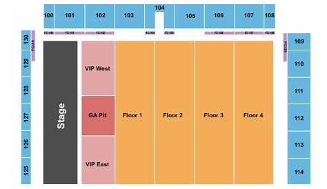 Weidner Center Seating Map Elcho Table