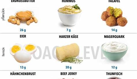 PROTEINQUELLEN - Eine ausreichende Proteinzufuhr gehort zu