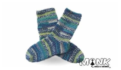 Gratis-Häkelanleitung "Kindersocken Kunterbunt" - MAMIGURUMI | Socken