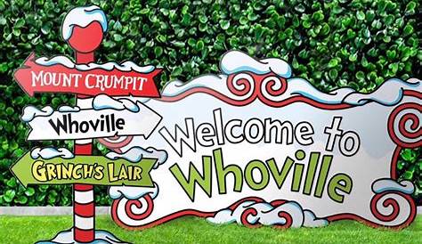 To Whoville Sign Printable