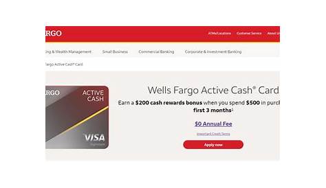 Wells Fargo Newsroom - Wells Fargo Announces Active Cash℠ Credit Card