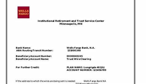 Wells Fargo Bank Letterhead For Us Consulate / Bank Letterhead | free