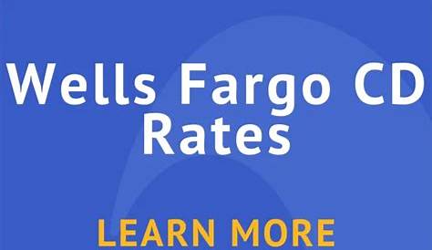 Wells Fargo CD Rates: How They Compare - NerdWallet