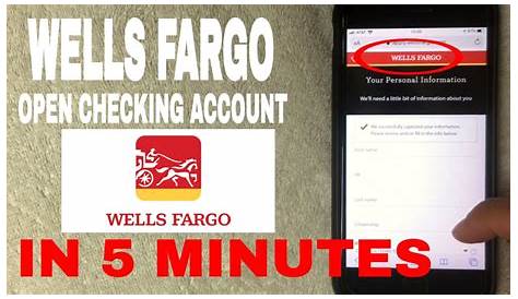 an iphone screen showing the wells fargo app on it's display, which shows