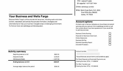 How to Export Wells Fargo Statements into Excel Spreadsheets