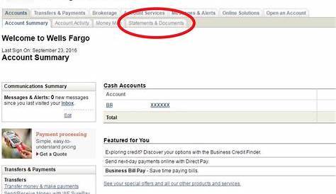 How to Download Your Wells Fargo Bank Statement