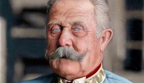 Kaiser Franz Joseph, Porträtmedaillon mit Legende und Unterschrift des