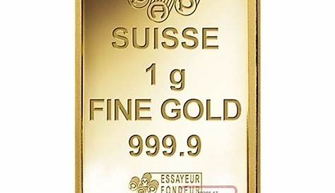 Sold Price: Credit Suisse 20 gram fine gold 999.9 ingot bar, - July 3