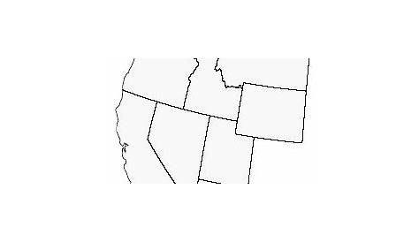 Printable Blank Western United States Map Printable US Maps