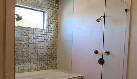 Wet Room Shower and Tub Combo | Custom shower doors, Wet rooms