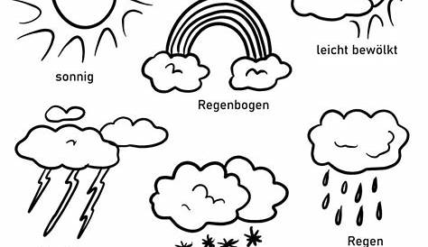 Ausmalbilder, Malvorlagen von Wetter kostenlos zum Ausdrucken | Märchen