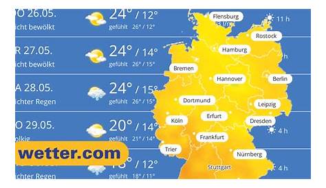 Wetter Deutschland 7 Tage - Wettervorhersage Deutschland - wetter.de