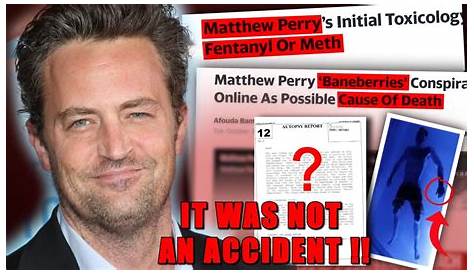 Unraveling Addiction: Matthew Perry's Toxicology Report Revealed