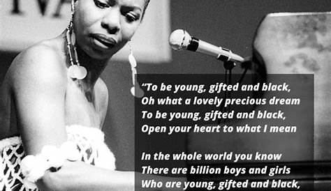 What Does It Mean To Be Young Gifted And Black Nina Simone Quote “ !”