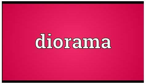 diorama definition/meaning | English picture dictionary Imagict