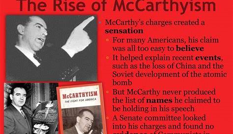 McCarthyism Notes