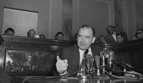 Joseph McCarthy claims communists in U.S. government, Feb. 9, 1950